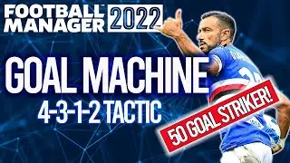 GOAL MACHINE 4312 FM22 TACTIC | FOOTBALL MANAGER 2022 DOWNLOAD