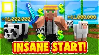 INSANE START ON *NEW* DUNGEONS TYCOON SERVER! | Minecraft Dungeons | Fadecloud