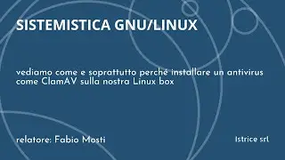 GNU/Linux - installare ClamAV