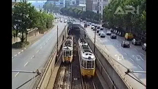Straßenbahn Stuttgart 1990 | Pragsattel HBF Bopser | SSB Linie 6 | GT4
