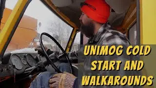 Unimog 406 cold start and walk around