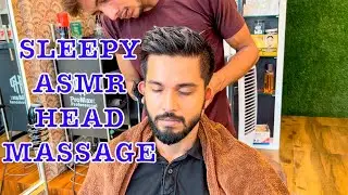 Sleepy ASMR Head Massage By Indian Barber (Shantanu)