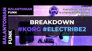 Breakdown of "Balatonian Funk" #korg #electribe2