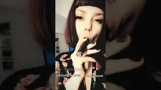 Hot girl smoking cigar 