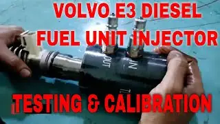 Volvo E3 diesel fuel unit injector testing  #diesel #fuel #injector