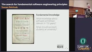 Tomas Petricek - The search for fundamental software engineering principles