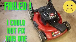 Toro mower no start- Not what I expected