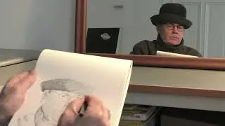 Etwas Zeichnen, Thema »Selbstporträt« / Gerd Hauser