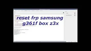 reset frp samsung g361f box z3x