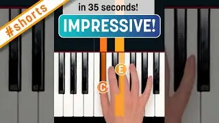 How to impress on piano in 35 seconds! (EASY) 
