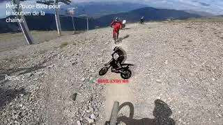 Deuxième partie vélo de descente.