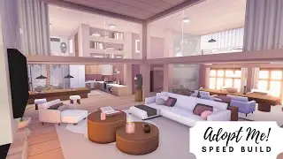 Aesthetic Rose Treehouse Speed Build 🌹 Roblox Adopt Me!