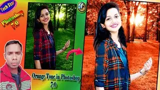 #How to create orange color tone of image in Photoshop 7.0#