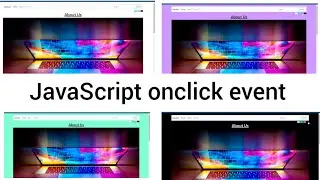 Javascript Project | Onclick body color change | Javascript onclick event | AR Web Developers