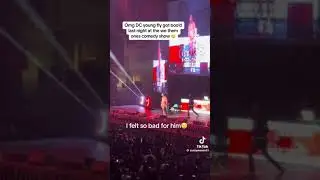 DC Youngfly gets Bood on Stage (OMG)