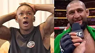 Адесанья и звёзды UFC смотрят бой Хамзат vs Дю Плесси на UFC 319
