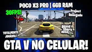 GTA V TOTALMENTE JOGÁVEL NO CELULAR! | GTA 5 POCO X3 PRO COM WINDOWS |  Project RENEGADE WIndows ARM