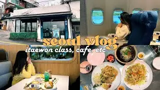 KOREA VLOG 🇰🇷 | ITAEWON CLASS FILMING LOCATION, BOING & DAIVELER CAFE, THAILAND FOOD & NOREBANG