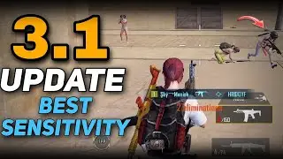 3.1 UPDATE IS HERE || 3.1 UPDATE BEST SENSITIVITY || BGMI
