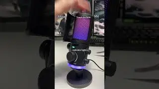 It's convenient, but also for my mom #fifine #microphone #gaming #rgb