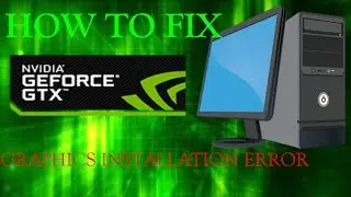 How to Fix Nvidia Graphics Driver Installer Error! 100% WORKING!