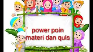 Media TEMATIK " Power poin materi dan Quis " kelas 5 tema 9 subtema 3 pembelajaran 2