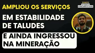 O geólogo geotécnico que ampliou seus serviços de Estabilidade de Taludes - Guilherme Fostek