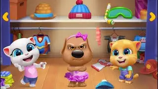 MY TALKING TOM FRIENDS Part 3 - ANDROID GAMEPLAY - TALKING TOM AND FRIENDS BY OUTFIT _ ГОВОРЯЩИЙ ТОМ