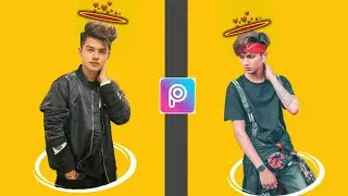 3d Protait DP Editing Picsart Tutorial || Picsart DP Editing  Tutorial