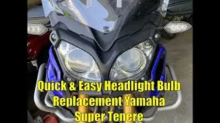 Quick & Easy Way to Replace Headlights on Yamaha Super Tenere