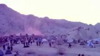 California desert parties, openair