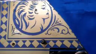 Мозаика, зеркало, стеклорез, своими руками, рукоделие эгломизе