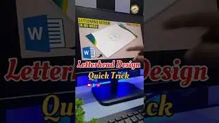 📄 Letterhead Design in MS Word Kaise Banaye | Office Letterpad Design Trick 🔥💼 