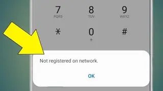 Samsung Not Registered On Network | How To Fix Not Registered On Network | Not Registered On Network