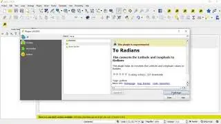 "Getting Started with the To Radians Plugin in QGIS