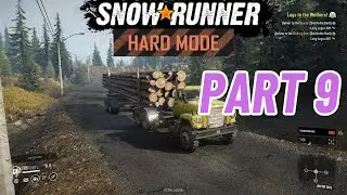 Snowrunner Hard mode PS5 4k Playthrough Part 9