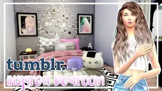 The Sims 4 Speed Build | Tumblr Inspired Room
