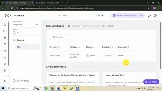 How to Enable SSL on Hostinger