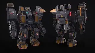 Robot Turntable in Marmoset Toolbag 4 with RTX