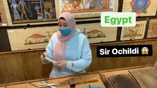 Sayohat / Misr / Qog’ozli kartinka tayyorlash jarayoni
