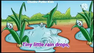 Tiny little raindrops - Kids Poem | Chutku Putku Kids
