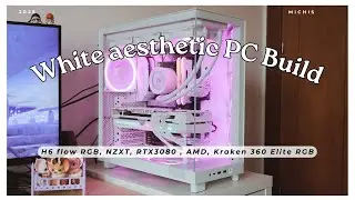 White PC Build Showcase | NZXT Case & Custom RGB Setup