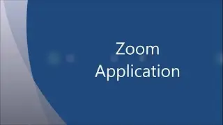 Zoom desktop application Tutorial 2020
