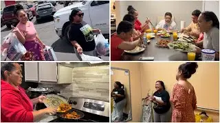 TOOK MY DAUGHTERS OUT SHOPPING | FRIED PRAWNS FOR DINNER | COSTCO SHOPPING.