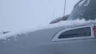 snowing in Montana