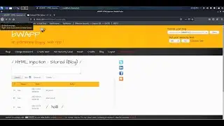 HTML Injection - Stored (Blog) BWAPP (medium)
