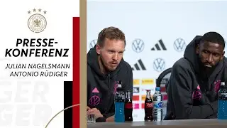 🎙️ Pressekonferenz der Nationalmannschaft vor 🇩🇪🇳🇱 mit Nagelsmann & Rüdiger