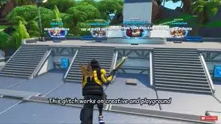 How to cheat in any playground featured island! (Fortnite season 9 glitch)