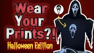 3D Printing on a T-Shirt with Just TPU and an Iron - Halloween Edition