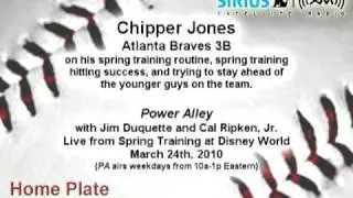 Chipper Jones, ATL 3B, on spring training routine, success, age - Sirius|XM